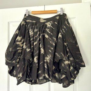 All Saints Heather Black Metallic Steampunk - Rare Find!